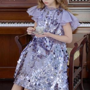 Stylist Party Dress Blue Bell